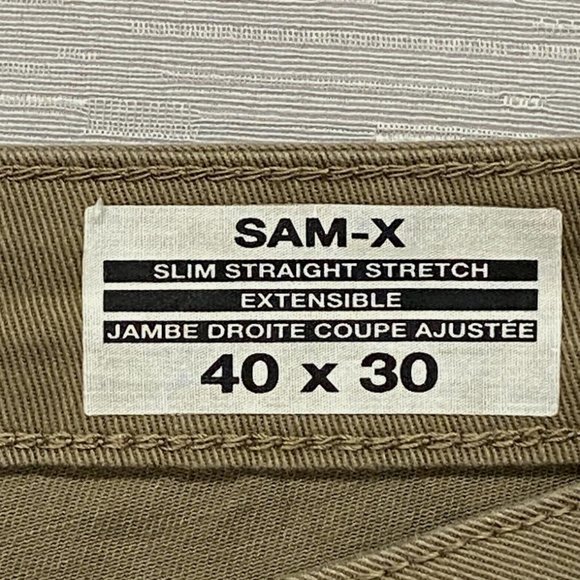 Buffalo SAM-X Brown Denim Jeans Mens Size 40 x 30 Slim Fit Straight Leg - Picture 6 of 11